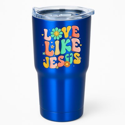 Retro Love Like Jesus Christian Religious God Lovers Gift Tumbler