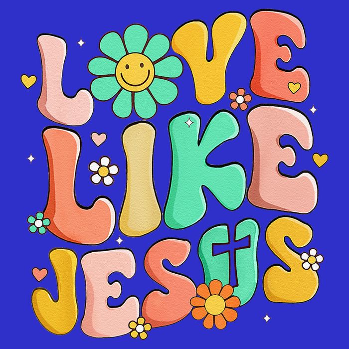 Retro Love Like Jesus Christian Religious God Lovers Gift Premium T-Shirt