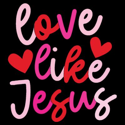 Retro Love Like Jesus Coquette Heart Bow T-Shirt