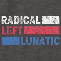 Radical Left Lunatic Anti Trump Funny Democrat Vector Backpack