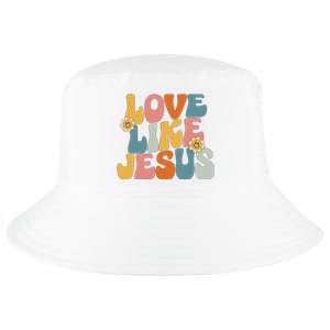 Retro Love Like Jesus Cool Comfort Performance Bucket Hat