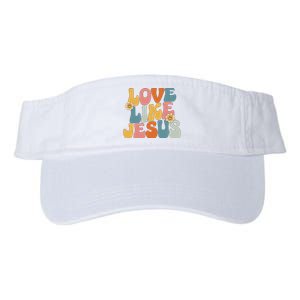 Retro Love Like Jesus Valucap Bio-Washed Visor