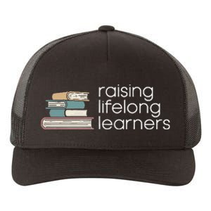 Raising Lifelong Learners Books Bookish Homeschool Mama Yupoong Adult 5-Panel Trucker Hat