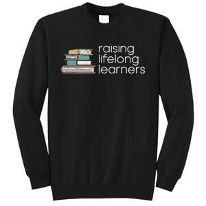 Raising Lifelong Learners Books Bookish Homeschool Mama Sweatshirt