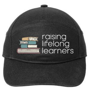 Raising Lifelong Learners Books Bookish Homeschool Mama 7-Panel Snapback Hat