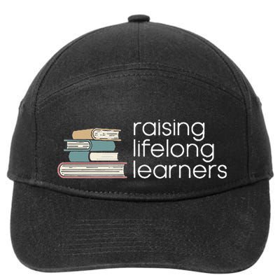 Raising Lifelong Learners Books Bookish Homeschool Mama 7-Panel Snapback Hat