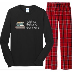 Raising Lifelong Learners Books Bookish Homeschool Mama Long Sleeve Pajama Set