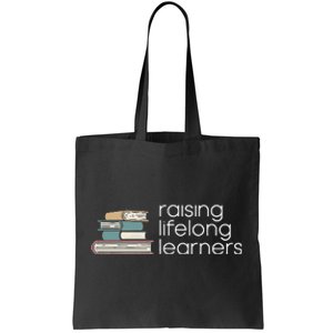 Raising Lifelong Learners Books Bookish Homeschool Mama Tote Bag