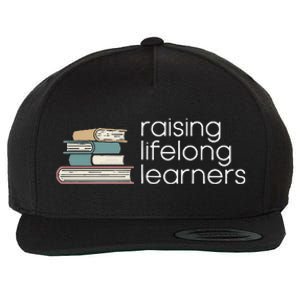 Raising Lifelong Learners Books Bookish Homeschool Mama Wool Snapback Cap