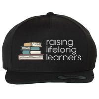 Raising Lifelong Learners Books Bookish Homeschool Mama Wool Snapback Cap