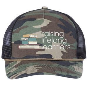 Raising Lifelong Learners Books Bookish Homeschool Mama Retro Rope Trucker Hat Cap