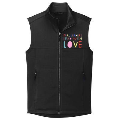 Real Leaders Lead With Love Collective Smooth Fleece Vest