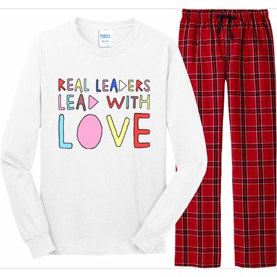 Real Leaders Lead With Love Long Sleeve Pajama Set