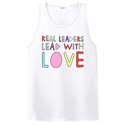 Real Leaders Lead With Love PosiCharge Competitor Tank