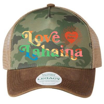 Retro Love Lahaina Maui Strong Legacy Tie Dye Trucker Hat