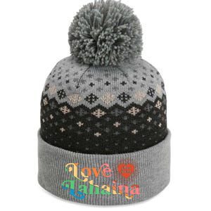 Retro Love Lahaina Maui Strong The Baniff Cuffed Pom Beanie