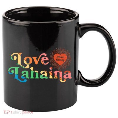 Retro Love Lahaina Maui Strong 11oz C Handle Ceramic Mug