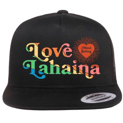Retro Love Lahaina Maui Strong Flatbill Hat