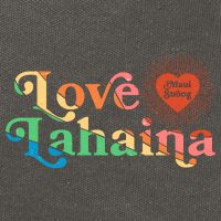 Retro Love Lahaina Maui Strong Cotton Canvas Backpack
