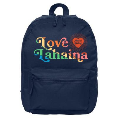 Retro Love Lahaina Maui Strong 16 in Basic Backpack