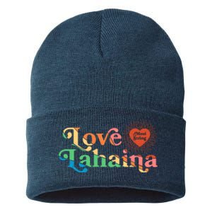 Retro Love Lahaina Maui Strong Sustainable Knit Beanie