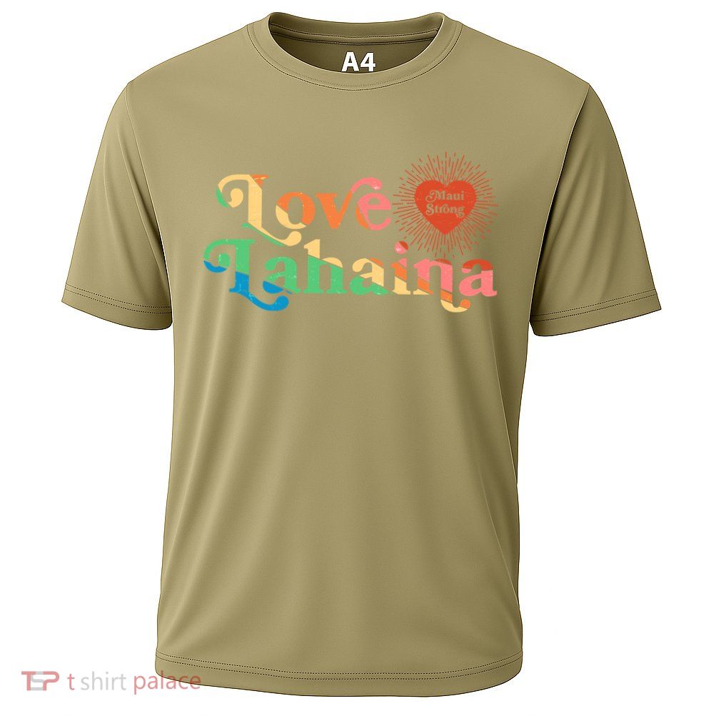 Retro Love Lahaina Maui Strong Cooling Performance Crew T-Shirt
