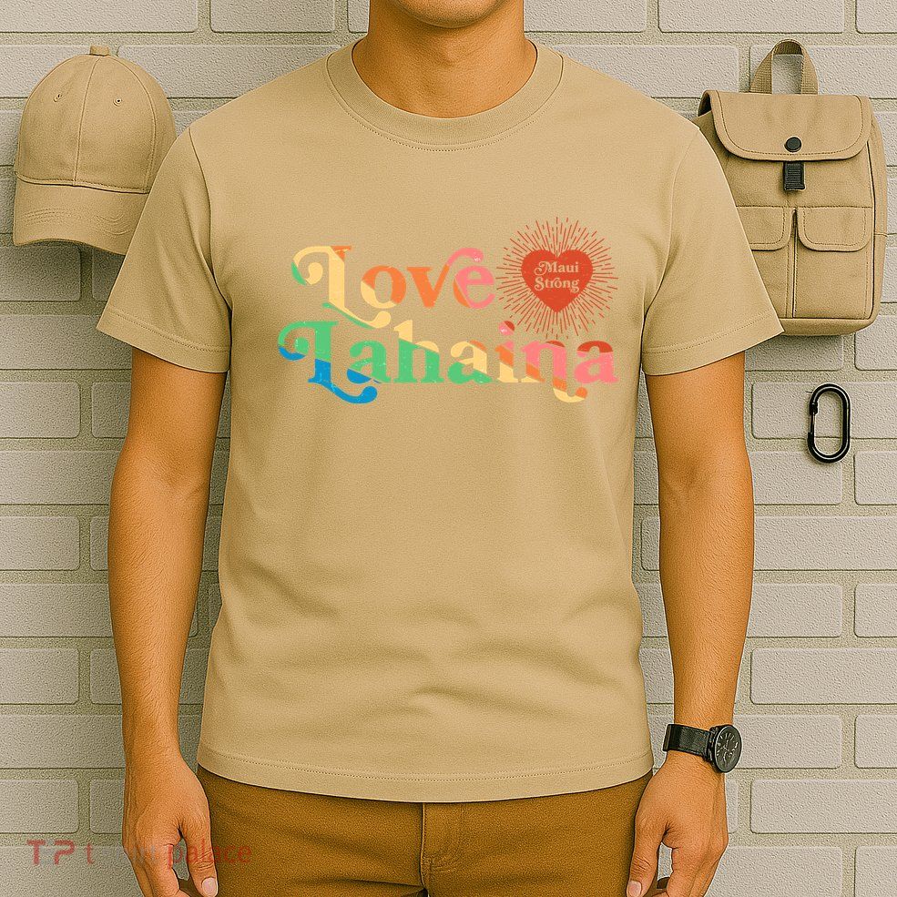 Retro Love Lahaina Maui Strong T-Shirt