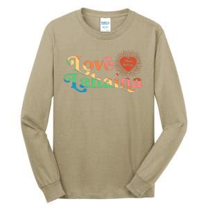 Retro Love Lahaina Maui Strong Tall Long Sleeve T-Shirt