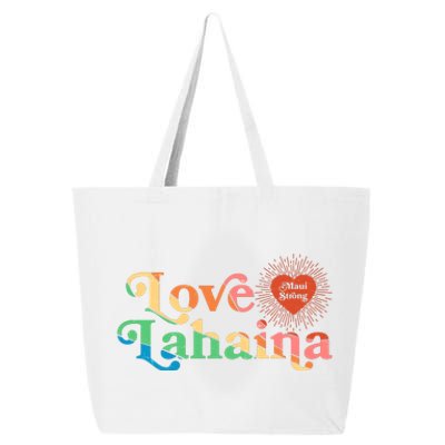 Retro Love Lahaina Maui Strong 25L Jumbo Tote