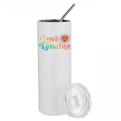 Retro Love Lahaina Maui Strong Stainless Steel Tumbler