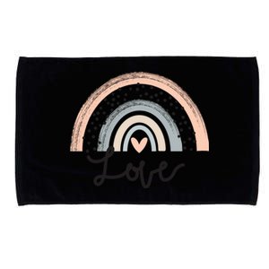 Rainbow Love Ll Love Is Love Valentine Day Graphic Gift Funny Gift Microfiber Hand Towel