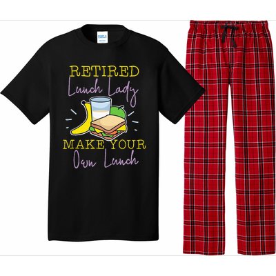 Retired Lunch Lady Make Your Own Lunch Pajama Set