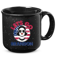 Retro Lady Let's Go Brandon 15oz Campfire Ceramic Mug