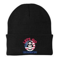 Retro Lady Let's Go Brandon Beanie