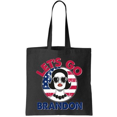 Retro Lady Let's Go Brandon Bag