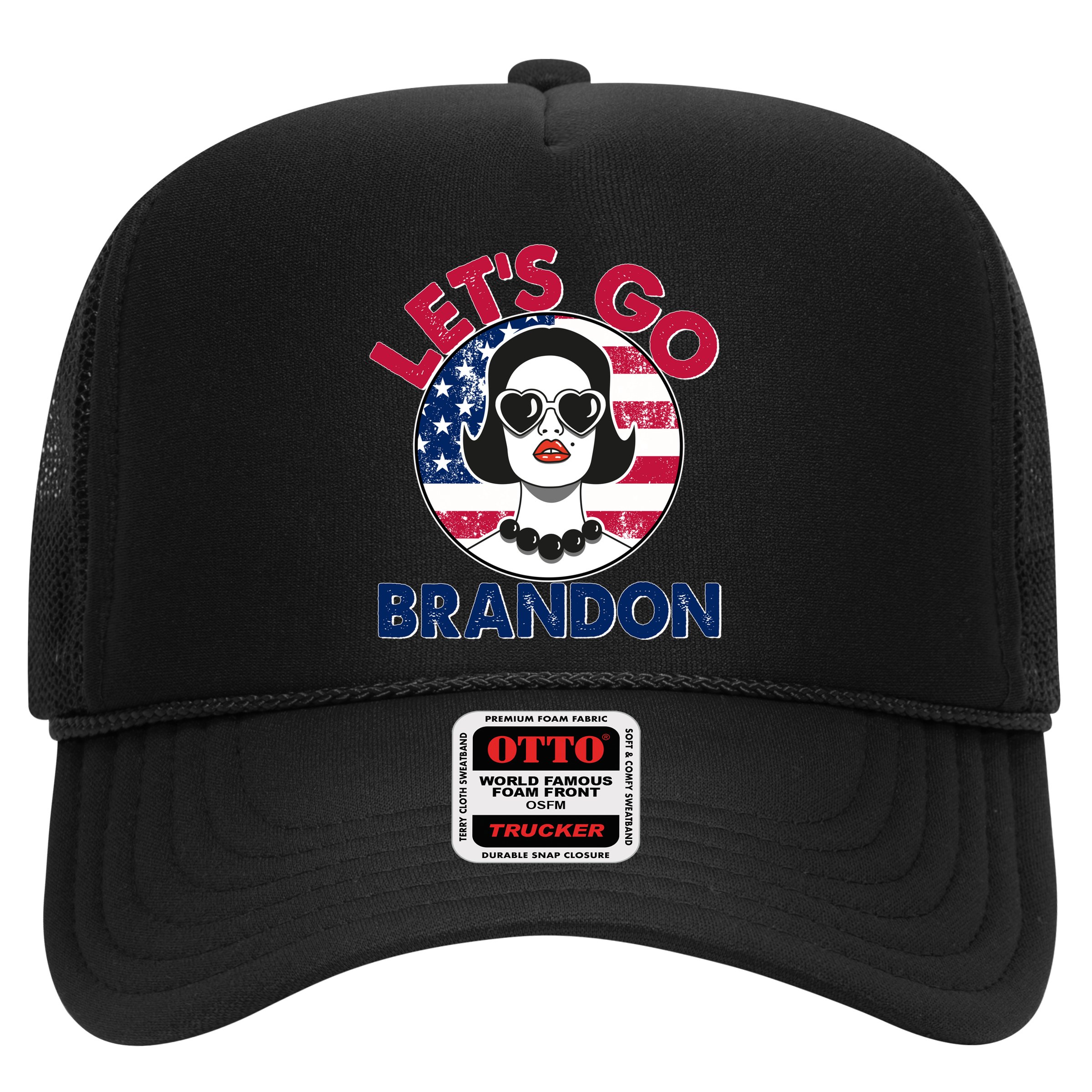 Retro Lady Let's Go Brandon Hat
