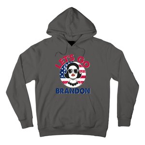 Retro Lady Let's Go Brandon Hoodie