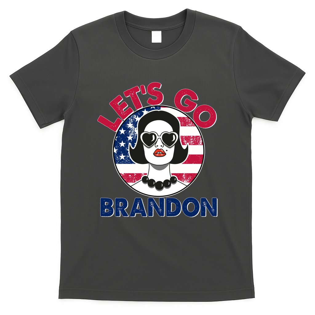 Retro Lady Let's Go Brandon T-Shirt