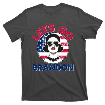 Retro Lady Let's Go Brandon T-Shirt