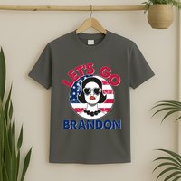 Retro Lady Let's Go Brandon T-Shirt