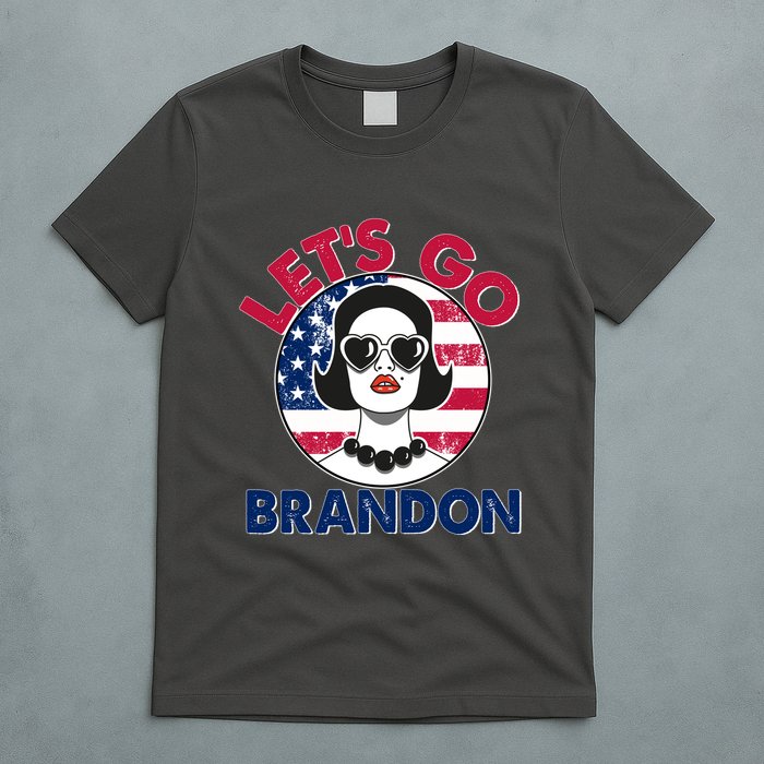Retro Lady Let's Go Brandon T-Shirt