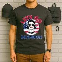 Retro Lady Let's Go Brandon T-Shirt
