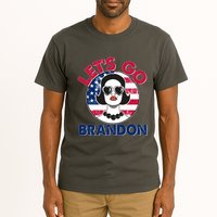 Retro Lady Let's Go Brandon Tall T-Shirt