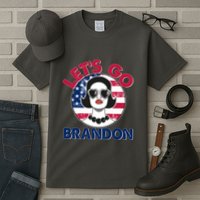 Retro Lady Let's Go Brandon Tall T-Shirt