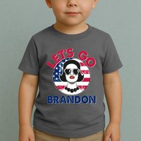 Retro Lady Let's Go Brandon Toddler T-Shirt