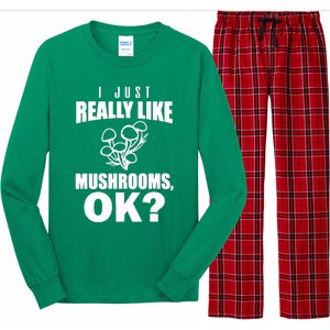 Really Like Mushrooms Long Sleeve Pajama Set