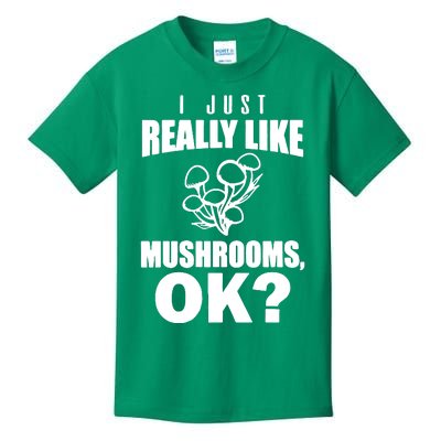 Really Like Mushrooms Kids T-Shirt