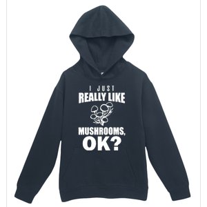 Really Like Mushrooms Urban Pullover Hoodie