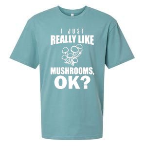 Really Like Mushrooms Sueded Cloud Jersey T-Shirt