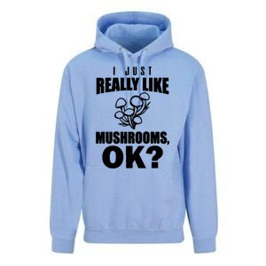 Really Like Mushrooms Unisex Surf Hoodie